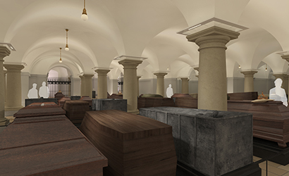 Gräberfeld_Hohenzollerngruft © Bild Webseite Berliner Dom/Visualisierung BASD Architekten