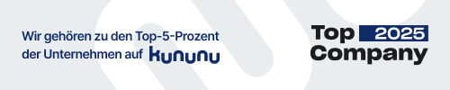 Top Company 2025 Auszeichnung für die besten 5% der Unternehmen auf kununu.