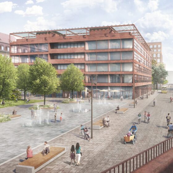 Visulisierung Wettbewerbsentwurf Simensstadt Square