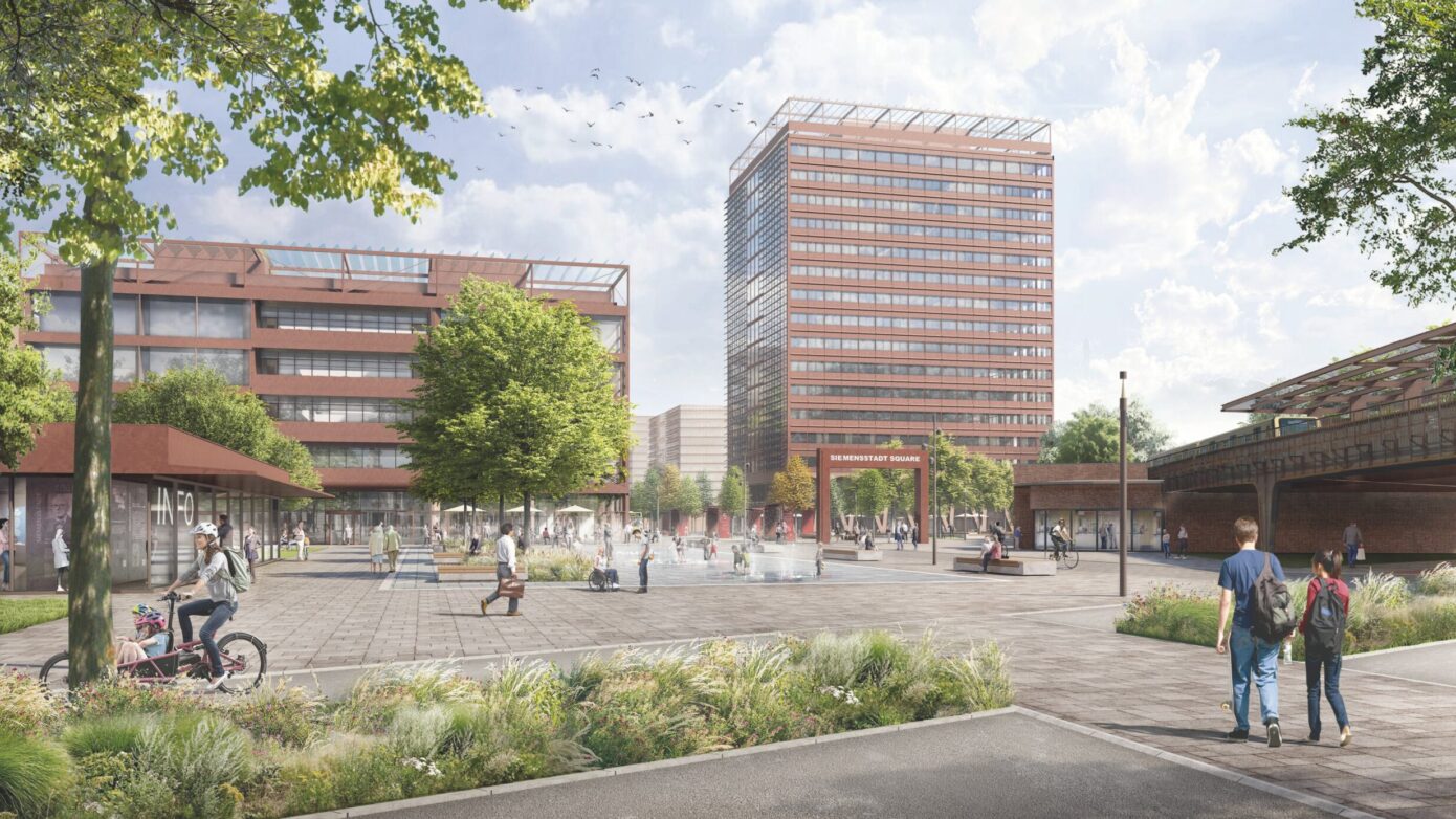 Visulisierung Wettbewerbsentwurf Simensstadt Square