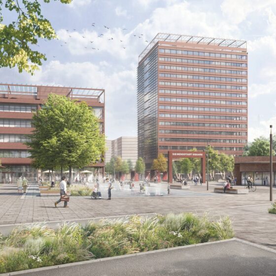 Visulisierung Wettbewerbsentwurf Simensstadt Square