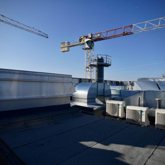 Installaionen auf einem Dach WATERKANT Berlin