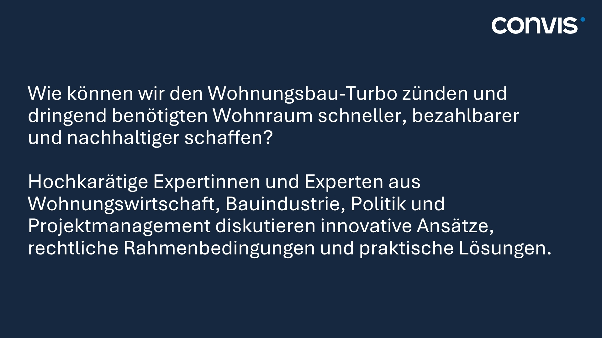 Diskussion über nachhaltigen Wohnungsbau mit Experten aus Wirtschaft und Politik.