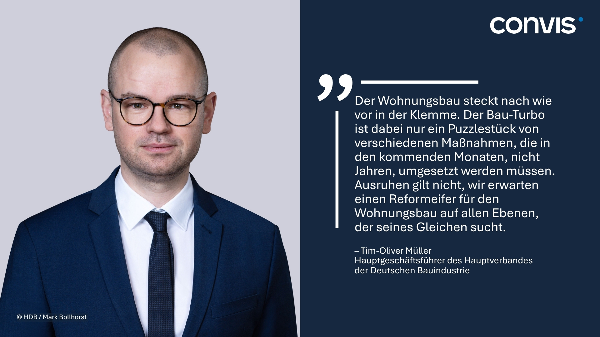 Tim-Oliver Müller zur aktuellen Situation im Wohnungsbau und notwendigen Reformen.