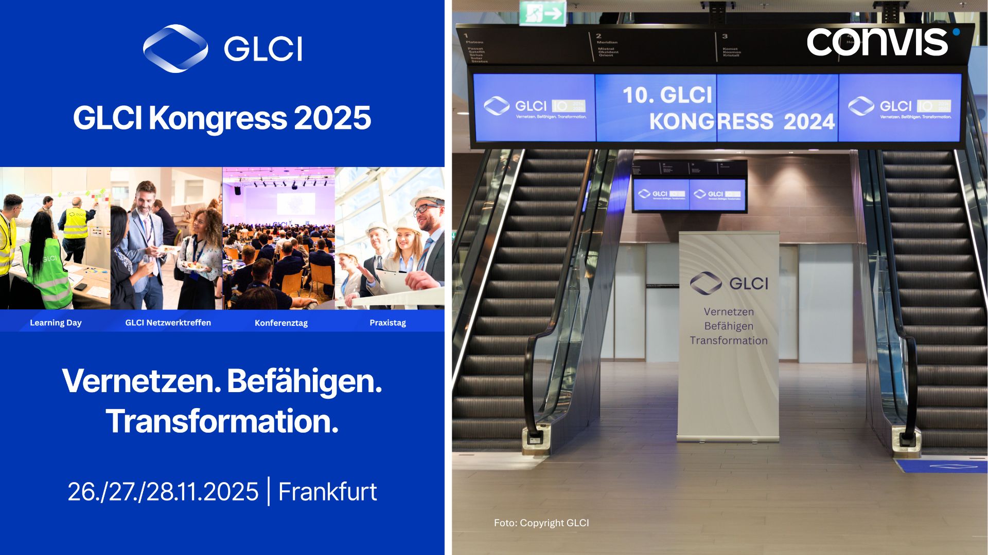 GLCI Kongress 2025 in Frankfurt: Vernetzen, Befähigen, Transformation. 26.-28. November 2025.