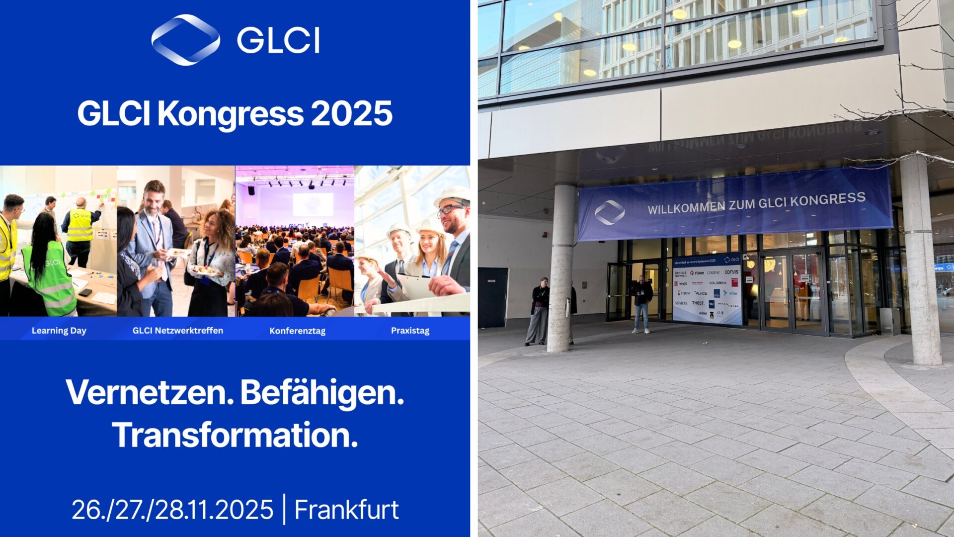 GLCI Kongress 2025 in Frankfurt: Vernetzen, Befähigen, Transformation. 26.-28. November 2025.