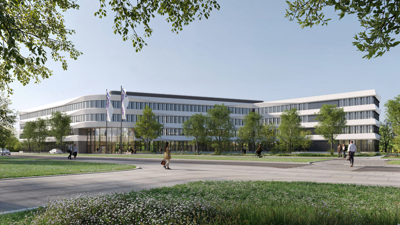 Visualisierung des Amprion Projekthauses in Dortmund