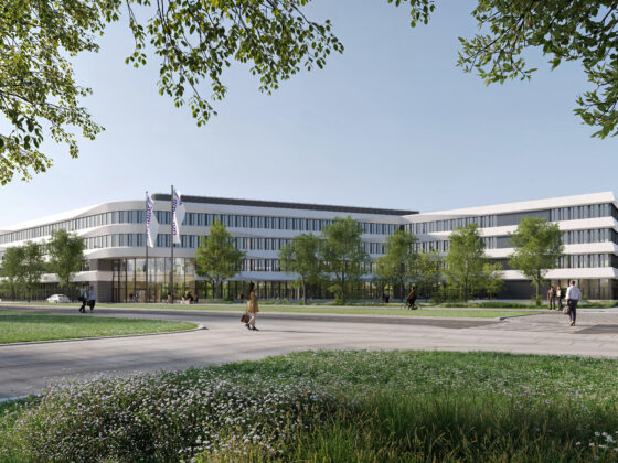 Visualisierung des Amprion Projekthauses in Dortmund