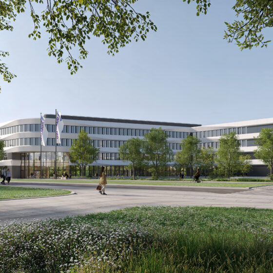 Visualisierung des Amprion Projekthauses in Dortmund