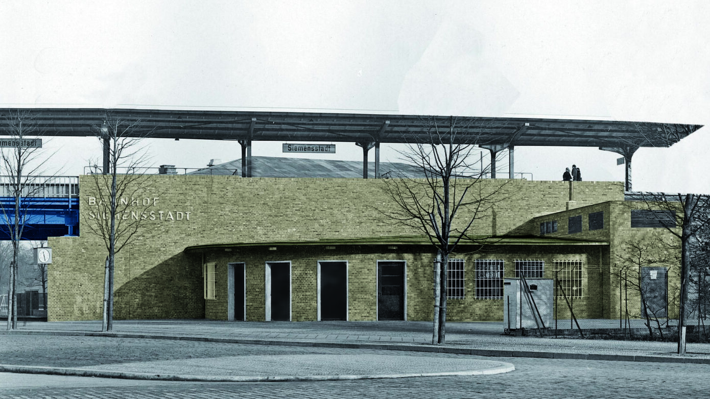 Visualisierung Bahnhof Siemensstadt
