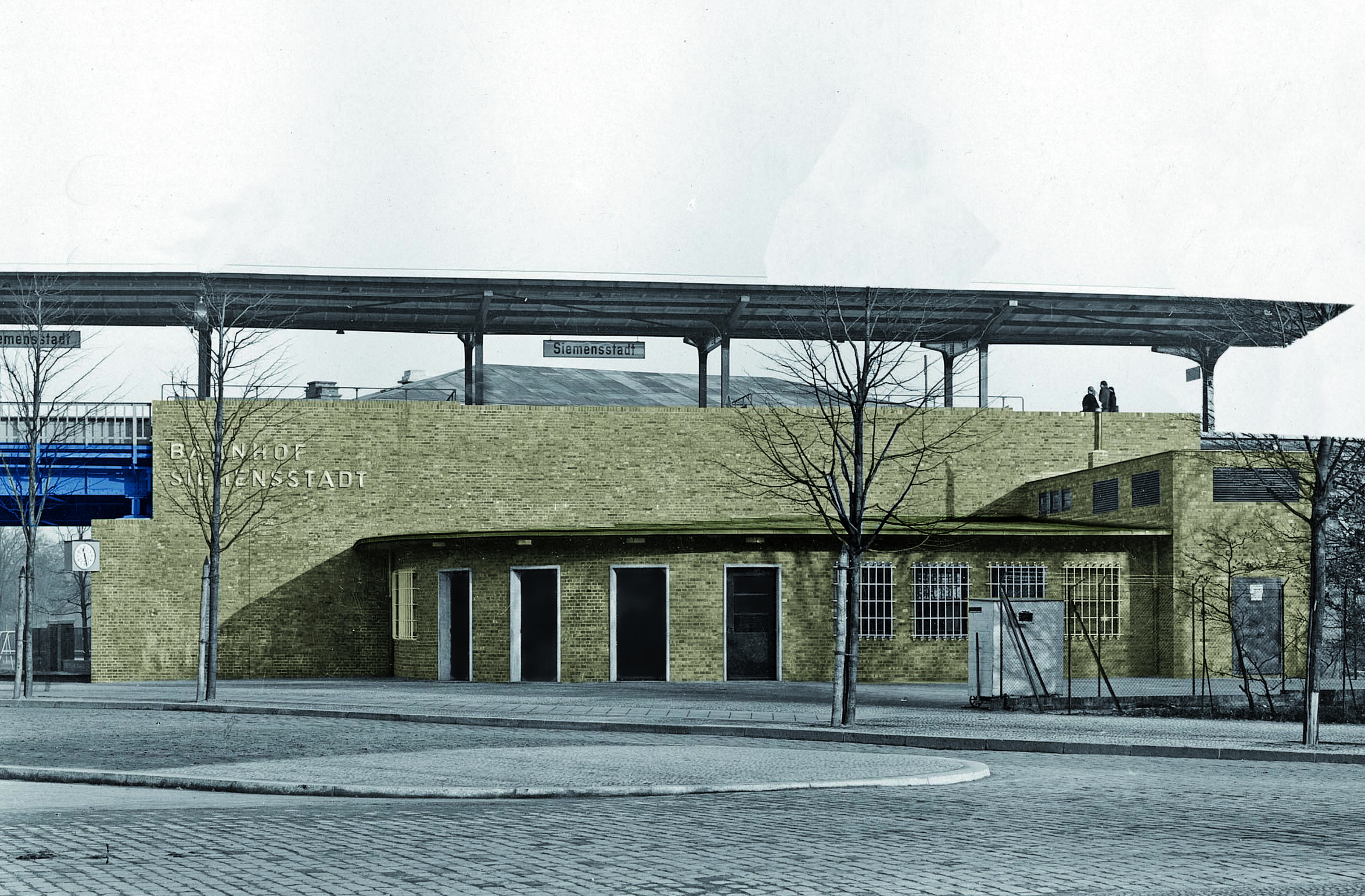 Visualisierung Bahnhof Siemensstadt.